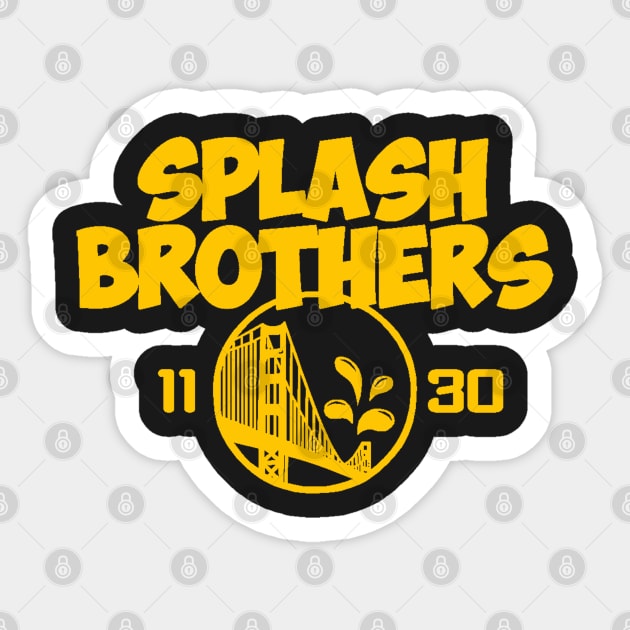 Splash Brothers Sticker by DinoAdnan